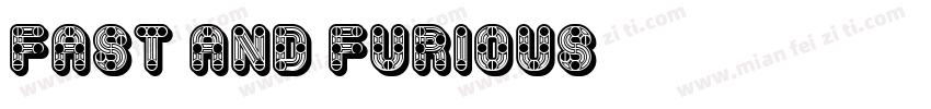 Fast and furious字体转换
